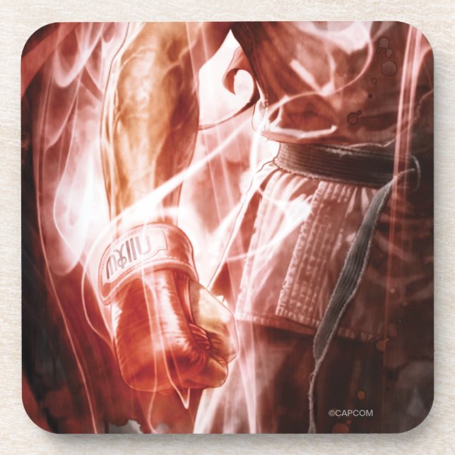 Ryu Glowing Right Arm Coaster (Front)