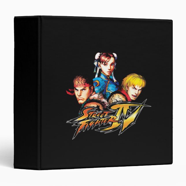 Ryu, Ken & Chun-Li Binder (Front/Spine)