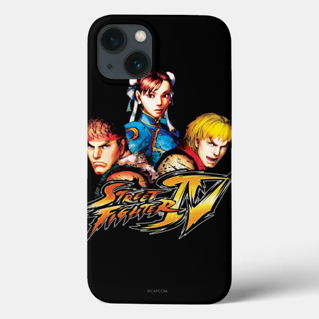 Ryu, Ken & Chun-Li Case-Mate iPhone Case (Back)