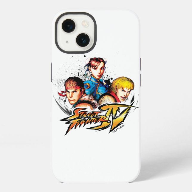 Ryu, Ken & Chun-Li iPhone Case (Back)