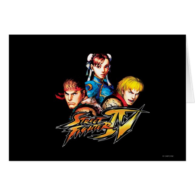 Ryu, Ken et Chun-Li (Devant horizontal)