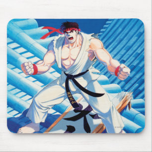 Ryu on Roof Mouse Pad