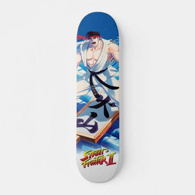 Ryu on Roof Skateboard (Front)