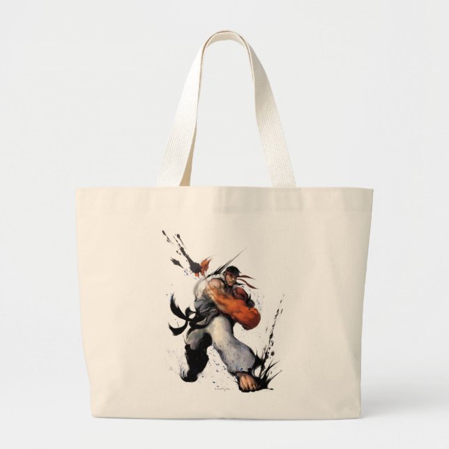 Ryu Punch Large Tote Bag (Front)