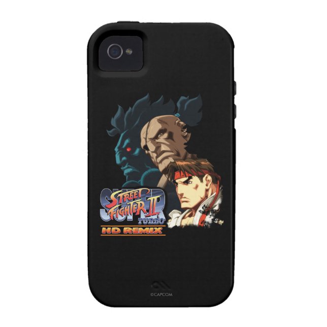 Ryu, Sagat & Akuma Case-Mate iPhone Case (Back)