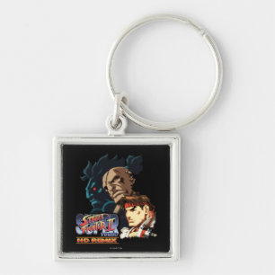 Ryu, Sagat & Akuma Keychain