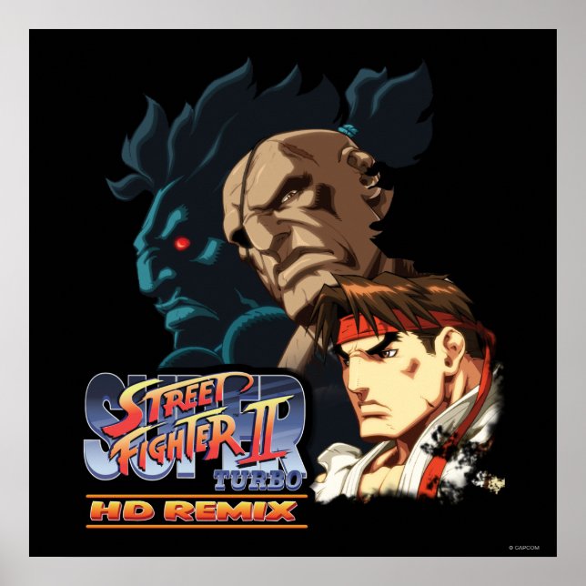 Ryu, Sagat & Akuma Poster (Front)