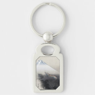 Ryu Shoten: Ascending Dragon over Fuji, Japan Keychain