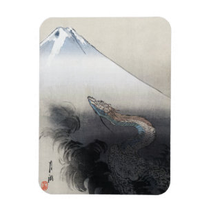 Ryu Shoten: Ascending Dragon over Fuji, Japan Magnet