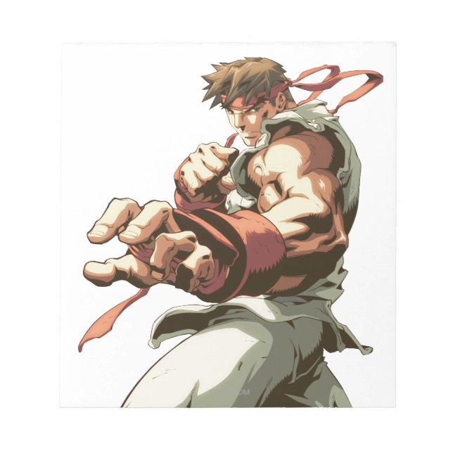 Ryu Stance Notepad (Front)