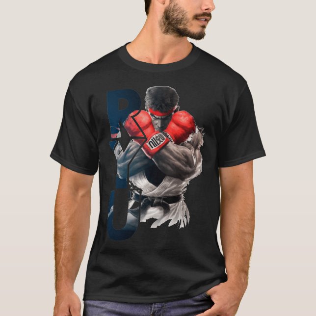 Ryu Street Fighter Xtream Fight Intimidation SFV R T-Shirt (Front)