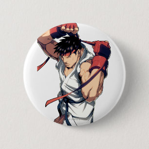 Ryu Tying Headband 2 Inch Round Button
