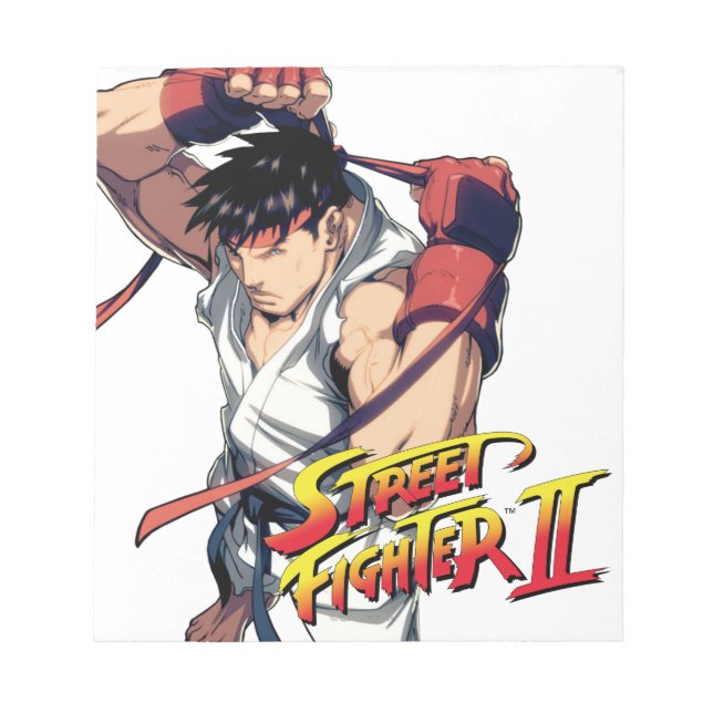 Ryu Tying Headband Notepad (Front)