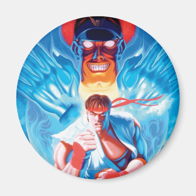 Ryu Versus Bison Magnet (Front)