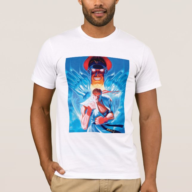 Ryu Versus Bison T-Shirt (Front)