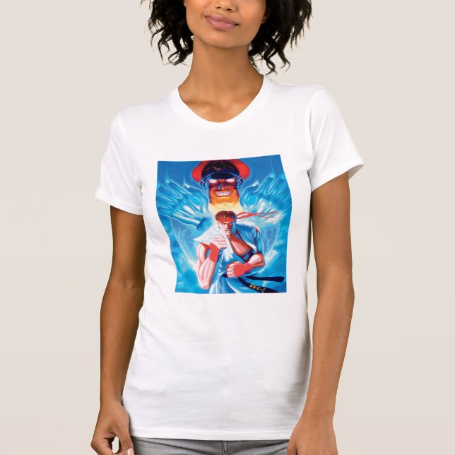 Ryu Versus Bison T-Shirt (Front)
