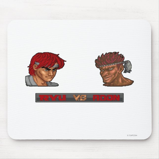 Ryu Vs Adon Mouse Pad (Front)