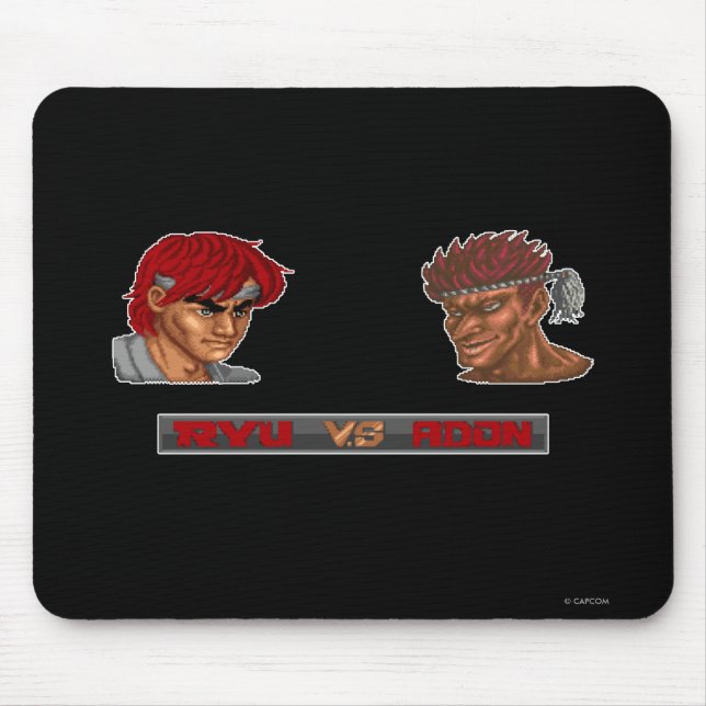 Ryu Vs Adon Mouse Pad (Front)