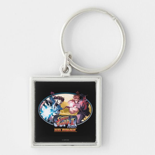 Ryu Vs Akuma 2 Keychain (Front)