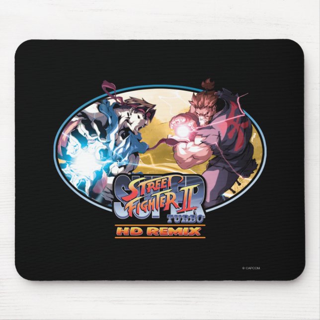 Ryu Vs Akuma 2 Mouse Pad (Front)
