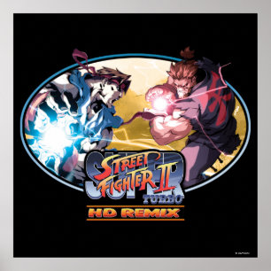 Ryu Vs Akuma 2 Poster