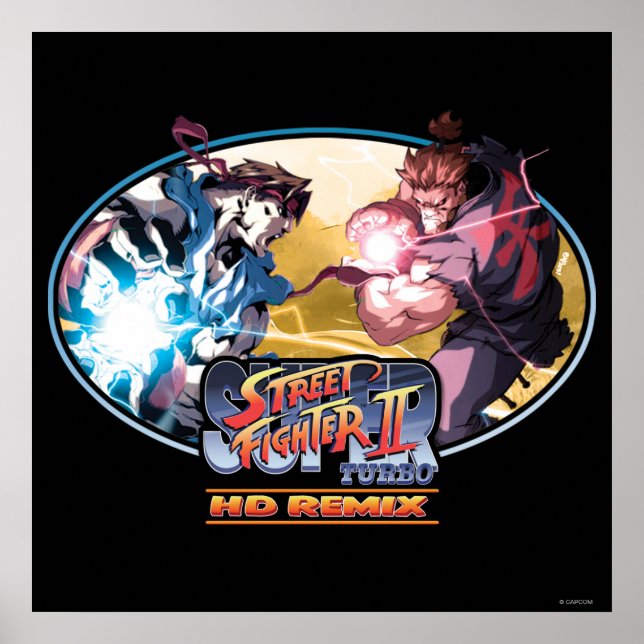 Ryu Vs Akuma 2 Poster (Front)