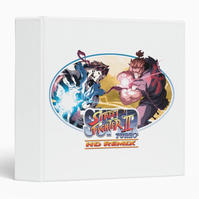 Ryu Vs Akuma Binder (Front/Spine)