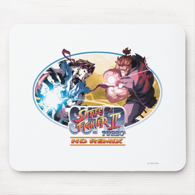 Ryu Vs Akuma Mouse Pad (Front)
