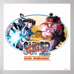 Ryu Vs Akuma Poster