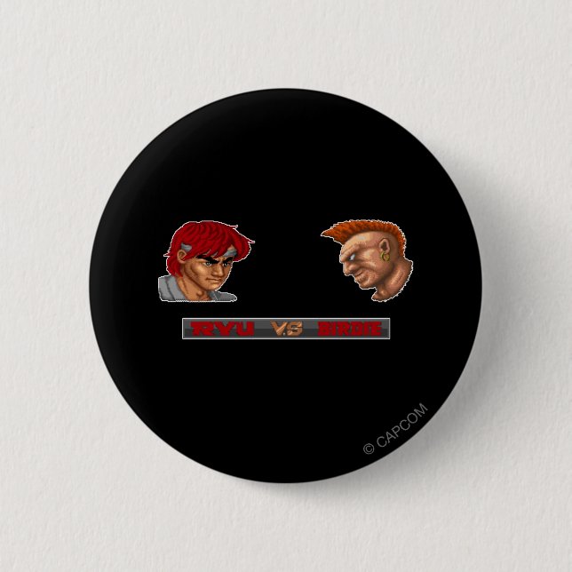 Ryu Vs Birdie 2 Inch Round Button (Front)