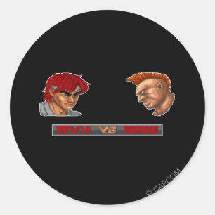 Ryu Vs Birdie Classic Round Sticker