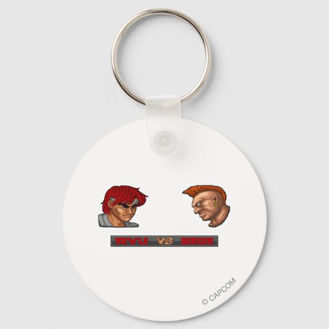 Ryu Vs Birdie Keychain (Front)