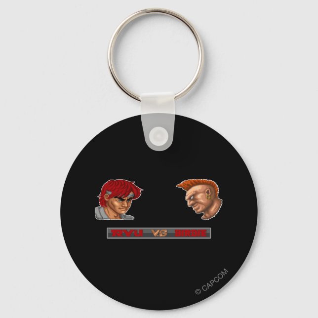 Ryu Vs Birdie Keychain (Front)