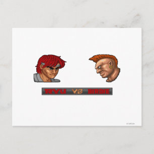 Ryu Vs Birdie Postcard