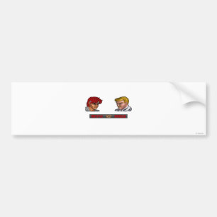 Ryu Vs Eagle Bumper Sticker