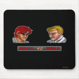 Ryu Vs Eagle Mouse Pad