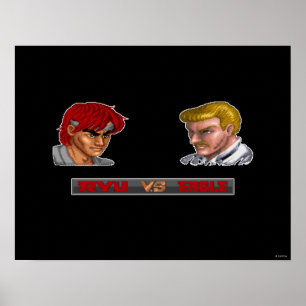 Ryu Vs Eagle Poster