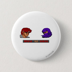 Ryu Vs Geki 2 Inch Round Button