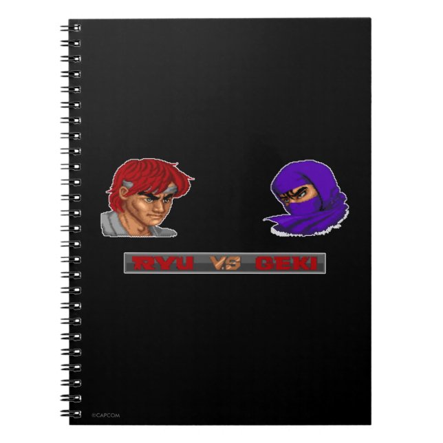 Ryu Vs Geki Notebook (Front)