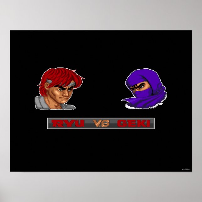 Ryu Vs Geki Poster (Front)