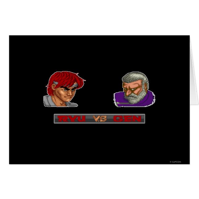 Ryu Vs Gen (Front Horizontal)