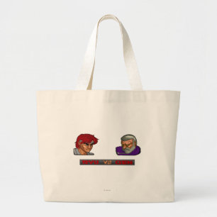 Ryu Vs Gen Large Tote Bag