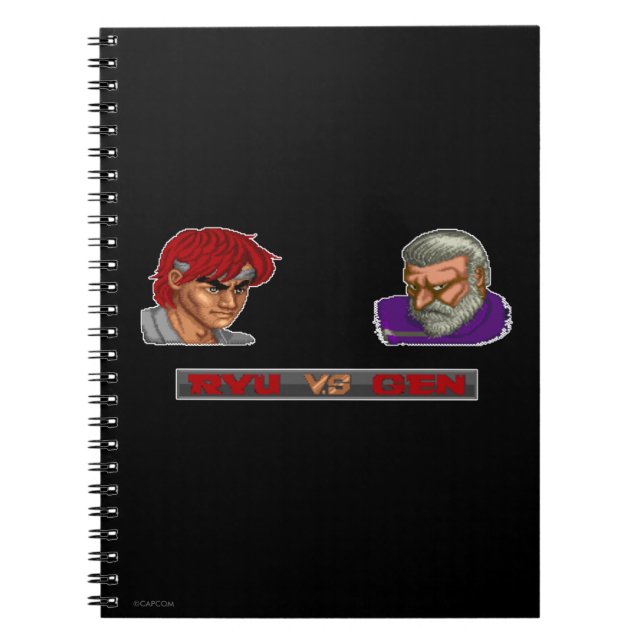 Ryu Vs Gen Notebook (Front)