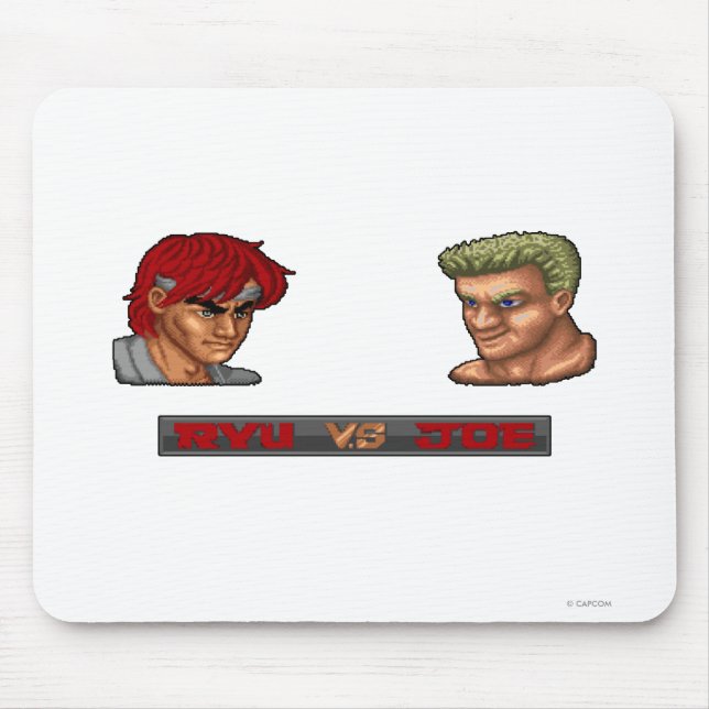 Ryu Vs Joe Mouse Pad (Front)