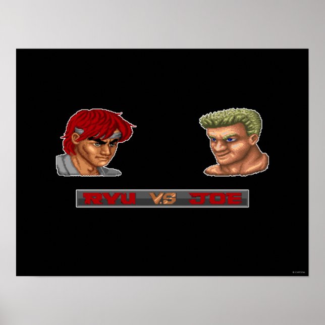 Ryu Vs Joe Poster (Front)