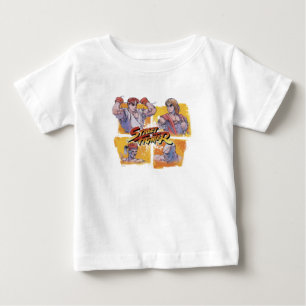 Ryu Vs Ken & Adon Vs Sagat Baby T-Shirt