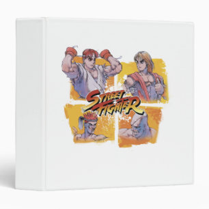 Ryu Vs Ken & Adon Vs Sagat Binder