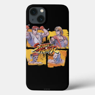 Ryu Vs Ken & Adon Vs Sagat iPhone 13 Case