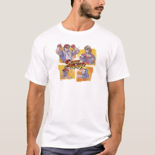 Ryu Vs Ken & Adon Vs Sagat T-Shirt