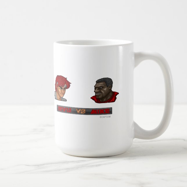 Ryu Vs Mike Coffee Mug (Right)